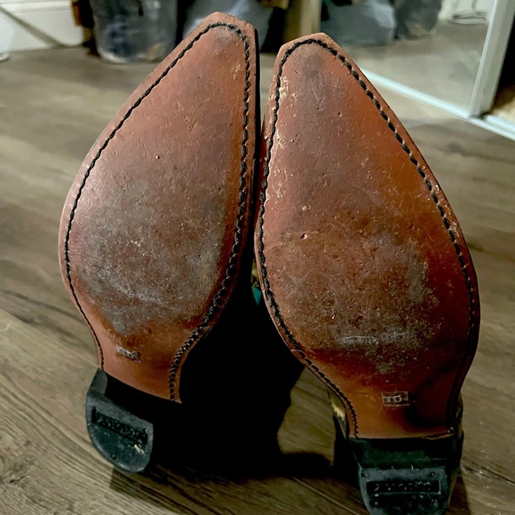 Smokey Mountain Leather Boots, size 10, beautiful hand crafted. - Picture 2 of 5